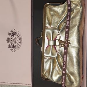 Juicy Couture gold clutch